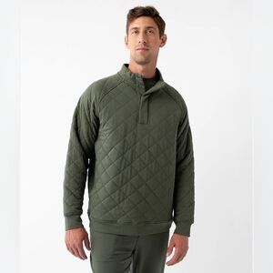 Cozy Earth bamboo Quilted Green Pullover Size: Large